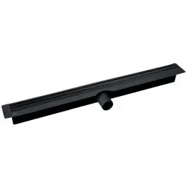 Laveo Slim scarico per doccia 80 cm nero COS780D