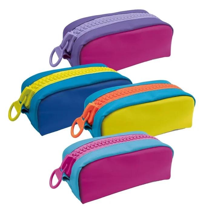 LEBEZ – Taschetta zippy colors dim. 22x10x8cm colori assortiti – 81529 – Confezione da 12 PZ