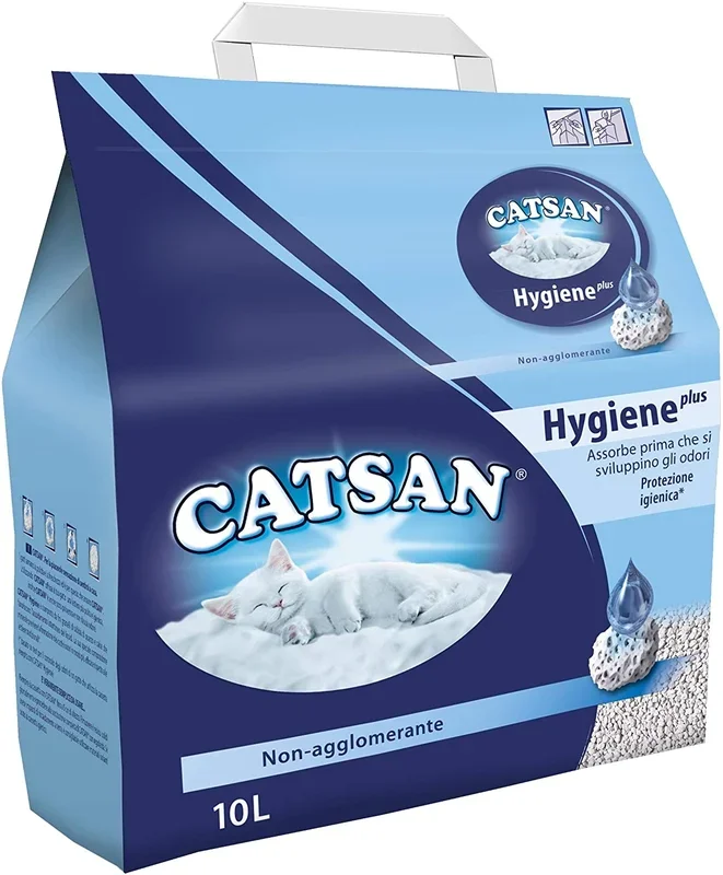Lettiera Per Gatti Hygiene 10lt Catsan