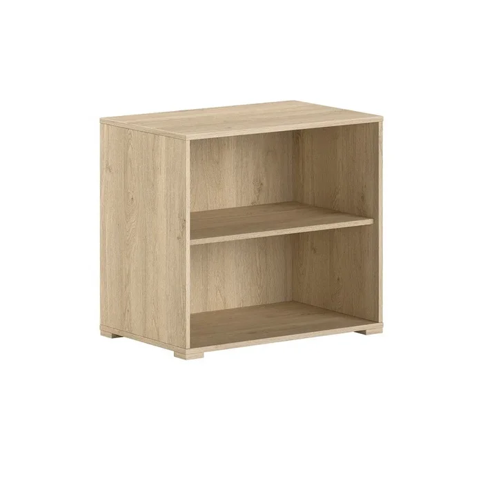 Libreria per bambini Sam In truciolato, trattamento della superficie: melamina, di colore naturale, larghezza totale 68 cm, altezza totale 62 cm, profondità totale 43 cm