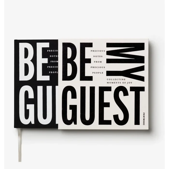 Libro degli ospiti Be My Guest 100 pag., con pagine bianche