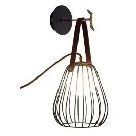 Light Prestige Bacoli lampada da parete 1×40 W nero LP-1212/1WBK