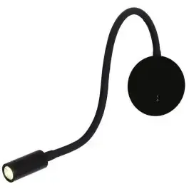 Light Prestige Senise lampada da parete 1×3 W nero LP-2021/1WBK