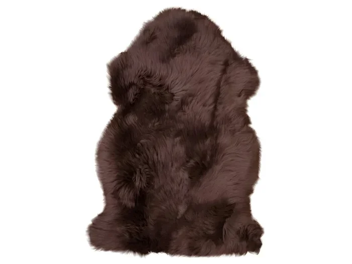 Lipo vera pelle di agnello, marrone.
