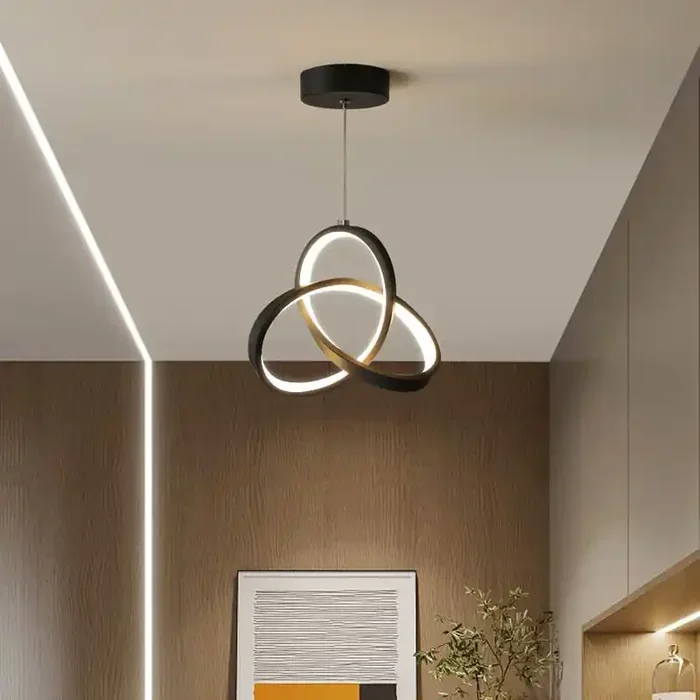 Luce a ciondolo di passaggio minimalista moderno