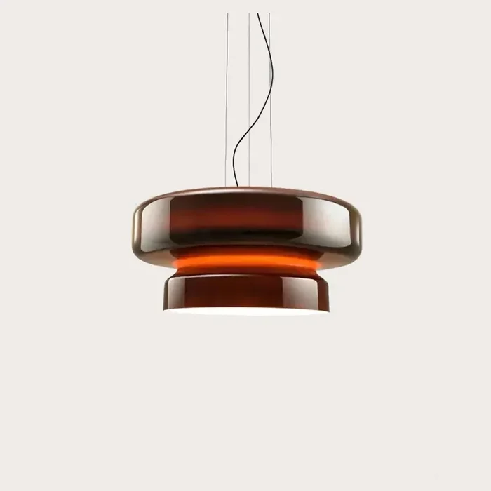 Luce di soffitto in vetro colorato creativo Glerafusion