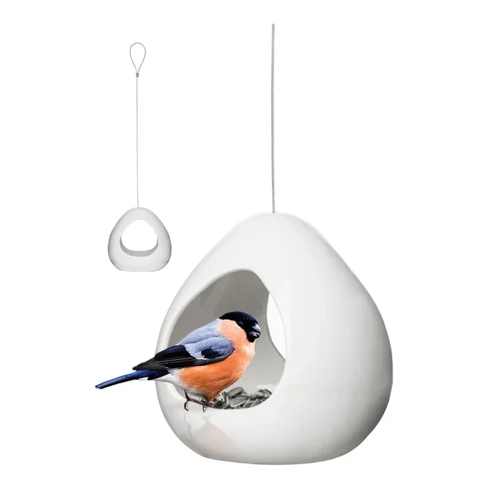 Mangiatoia per uccelli 14,5×13 cm, altezza totale 16 cm