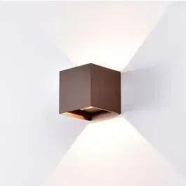 Mantra Davos XL lampada da parete per esterni 2×10 W marrone 7654