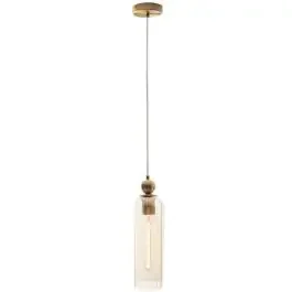 MaxLight Campanila lampada sospesa 1×40 W ottone-spumante P0510