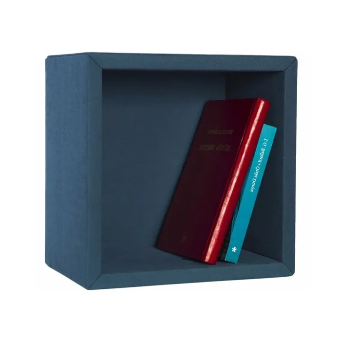 Mensola Blu, larghezza totale 20 cm, altezza totale 30 cm