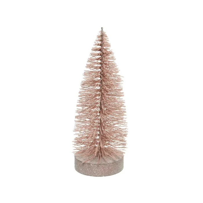 Mini albero glitter rosa