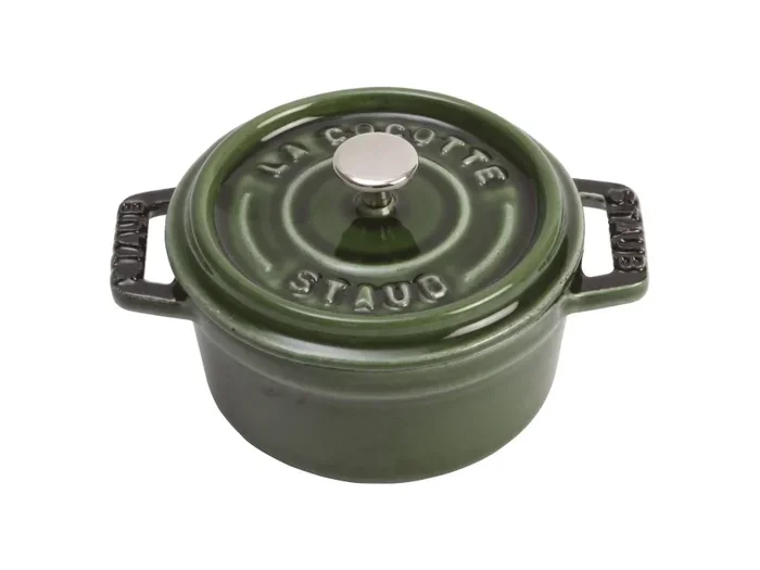 Mini cocotte verde basilico, ø 10 cm