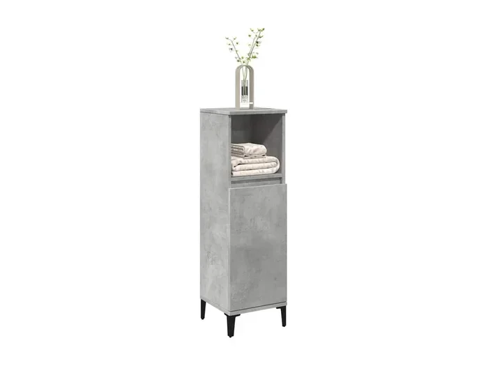 Mobile bagno grigio cemento 30x30x100 cm