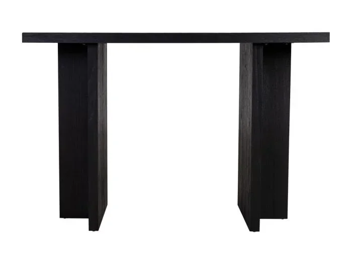Mobile da ingresso in legno nero 120x40x81