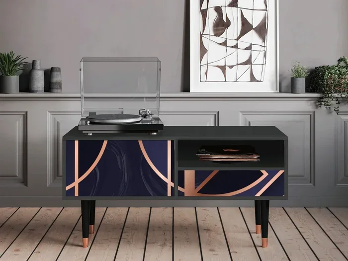 Mobile TV – 115х59х48 cm – T3 – Purple Temple, Antracite