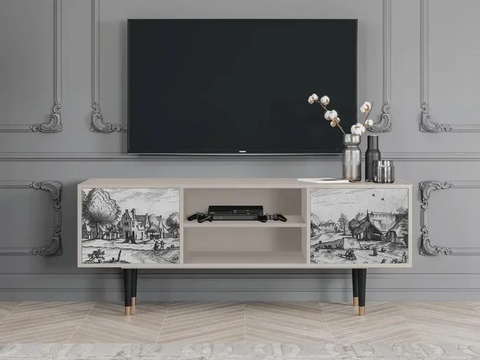 Mobile TV – 170х69х48 cm – T2 – Country Village, Sabbia