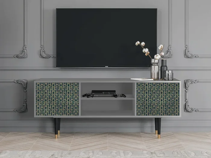 Mobile TV – 170х69х48 cm – T2 – Golden Empire, Grigio