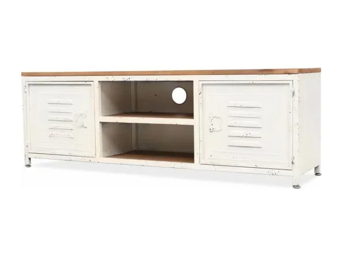 Mobile TV Buffet TV Mobile TV dal design pratico 120 cm bianco 2502292