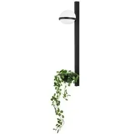 Moosee Plant lampada da parete 1×16 W bianco-nero MSE010400222