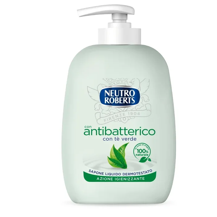NEUTRO-ROBERTS – Sapone liquido antibatterico 200ml neutro roberts – R908762 – Confezione da 12 PZ