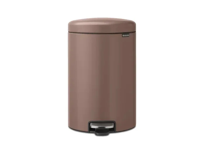Newicon, pattumiera a pedale, 20 lt, satin taupe