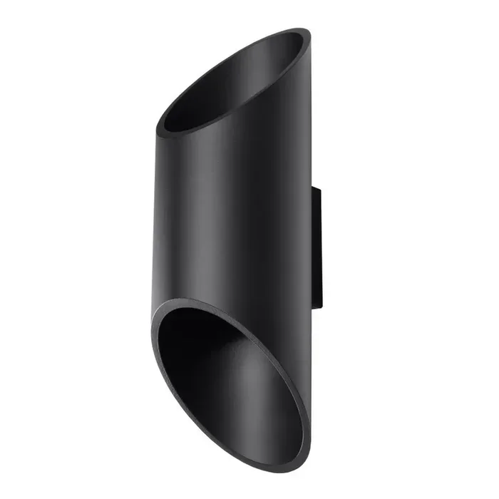Nice LampsLampada da parete NixonNera, 10×12 cm, altezza totale 30 cm