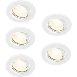 Nordlux Canis lampada da incasso 5×3.1 W bianco 49310101