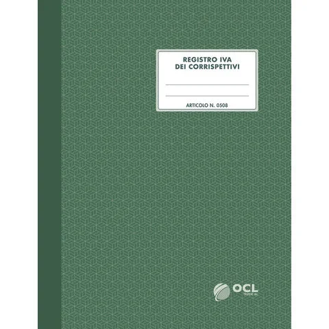 O.C.L. – Registro iva dei corrispettivi numerato 1/31 16 fogli – 0508 – Confezione risparmio da 2 PZ