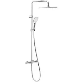 Oltens Atran set doccia a parete con termostato con soffione cromo 36501100