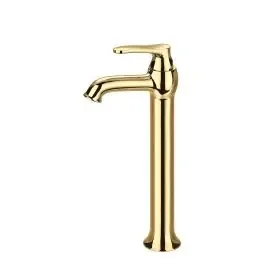 Omnires Art Deco rubinetto per lavabo verticale oro AD5112GL