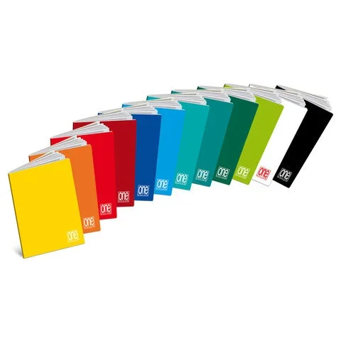 ONE-COLOR – Quaderno maxi one color a4 – 80 g/m2 – 30+1 ff – 0c – 6755 – Confezione da 10 PZ