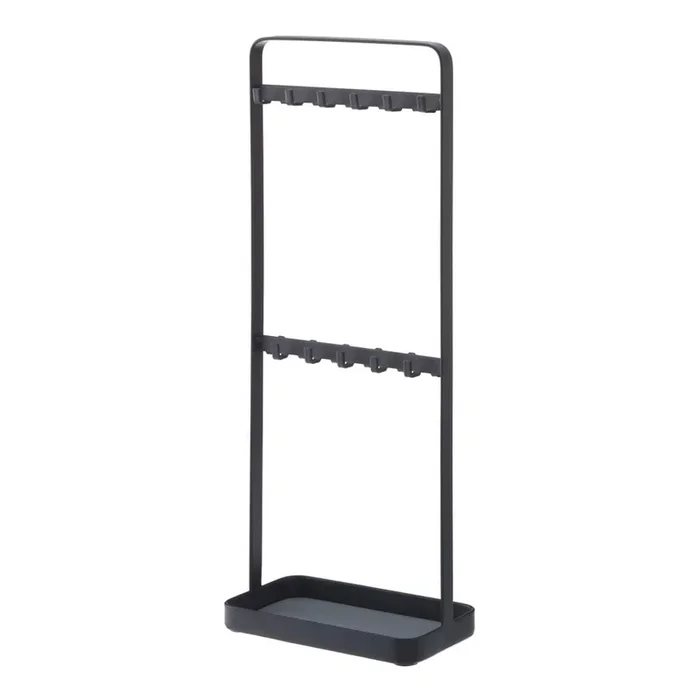 Organizer da bagno Nero, altezza totale 36 cm