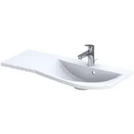 Oristo Opal lavabo 91.5×44.5 cm da mobile bianco UME-OP-90-92-P