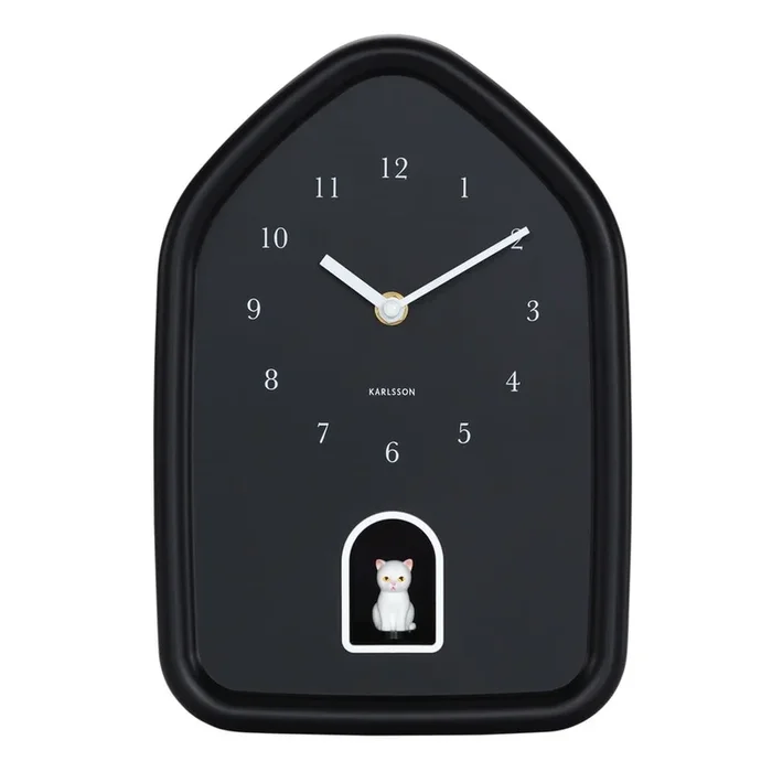 Orologio Modern Kitty Da parete, altezza totale 29 cm