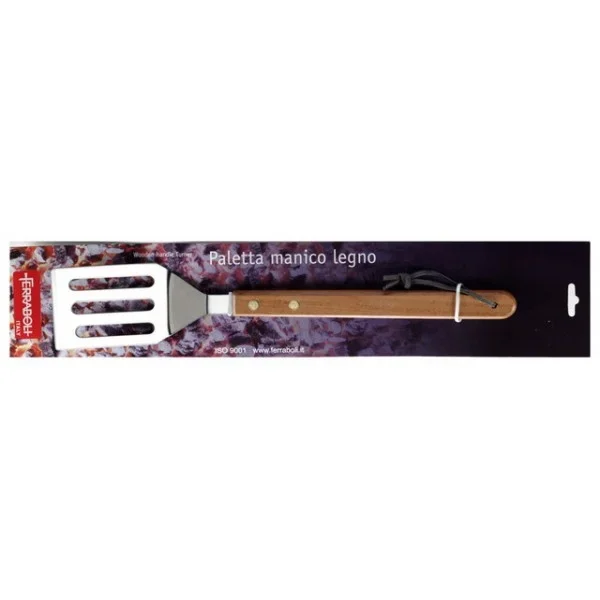 Paletta con manico in legno BBQ