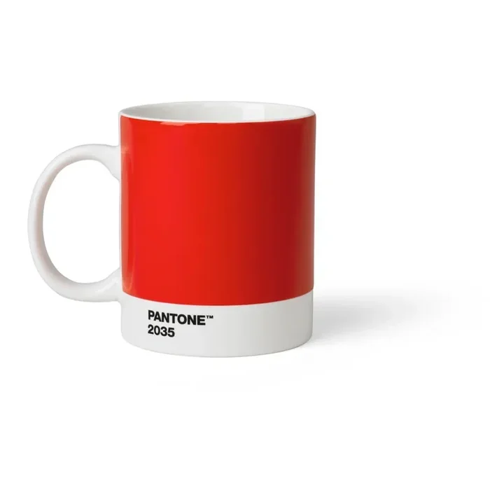 PantoneTazza Red 2035375 ml, in ceramica, rossa