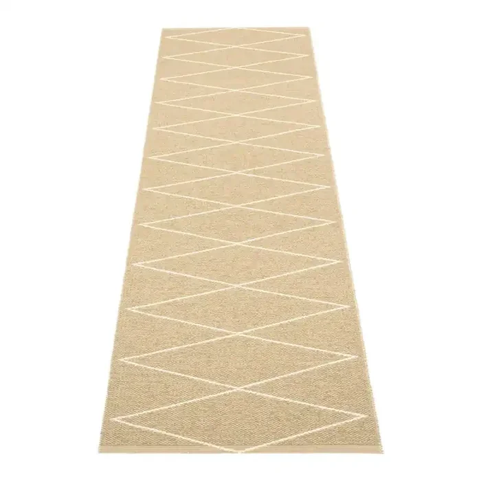 PappelinaPassatoia da interno ed esterno Max SandReversibile/lavabile, sintetica, bouclé, a pelo piatto, beige, 70×240 cm