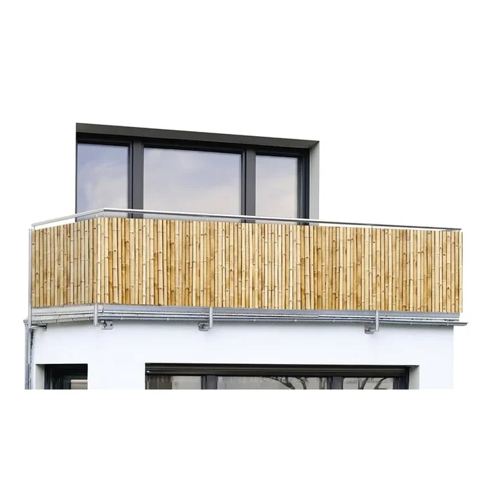 Parasole Bamboo In plastica, marrone chiaro, 500×85 cm