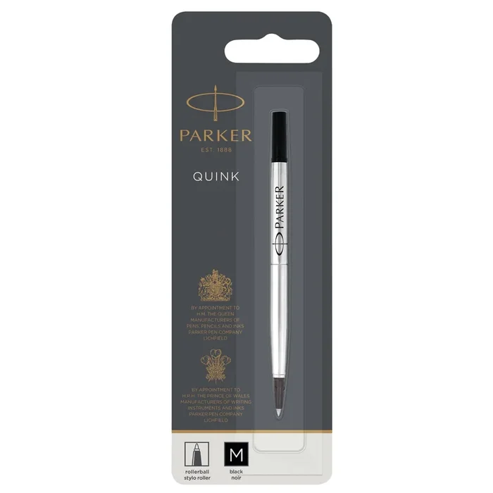 PARKER – Refill roller fine 0.5mm nero – 1950277 – Confezione da 12 PZ