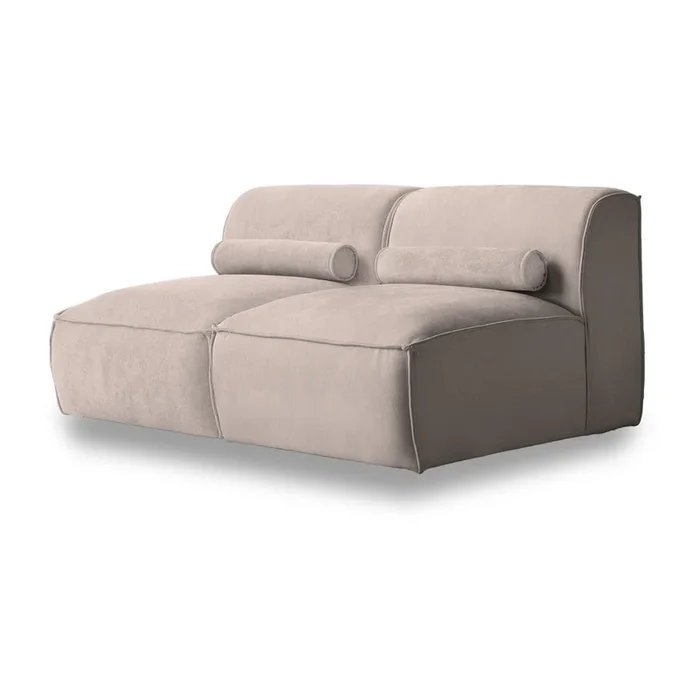 Parte divano componibile Flex Felix Solo con parte centrale, beige, larghezza totale 152 cm