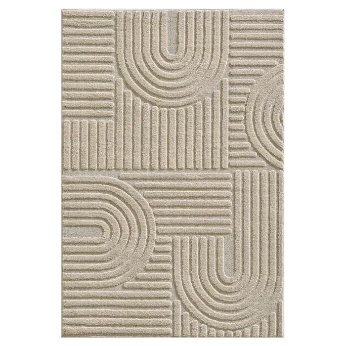 Passatoia Art 1121 Sintetica, a pelo basso, beige, 80×250 cm