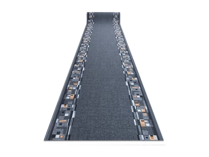 PASSATOIA GOMMATA BOMBAY grigio 80×780 cm