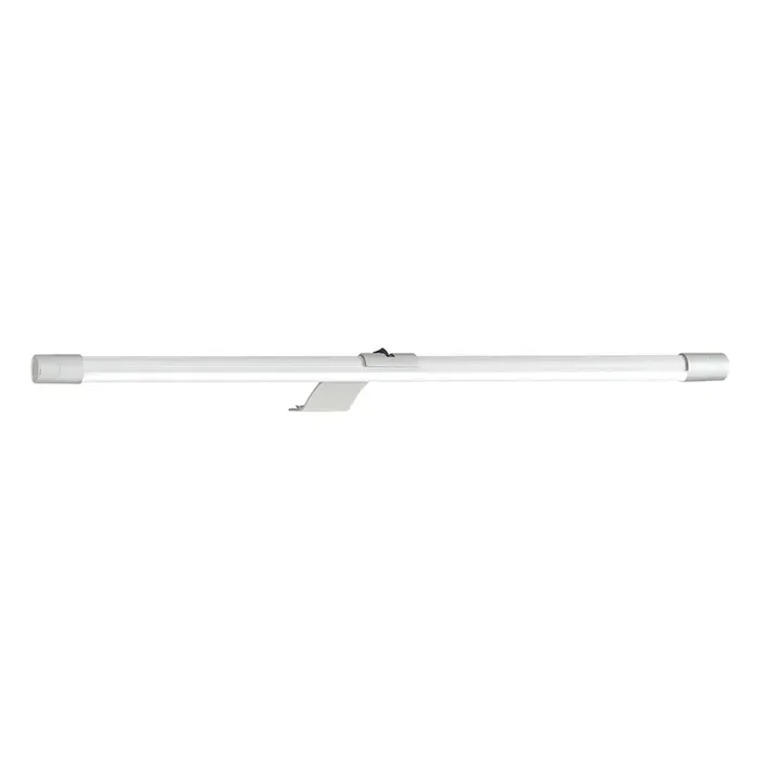PelipalLampada da parete Quickset 966LED, in metallo, argentata, 9,5×40 cm, altezza totale 4 cm