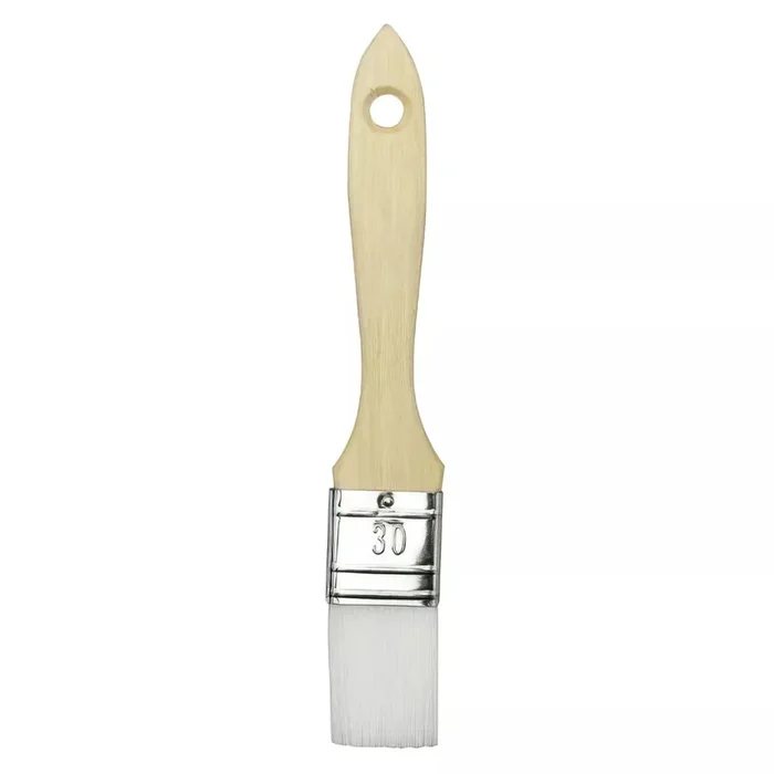 Pennello piatto in nylon misura 30mm per sverniciare Nespoli