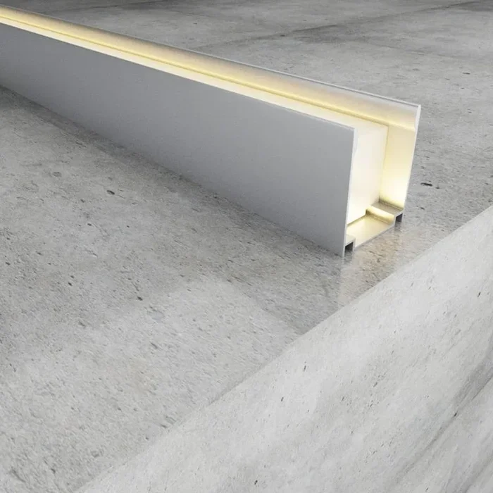 Perfil de Aluminio U para Neón 24V/220V 2 Metros