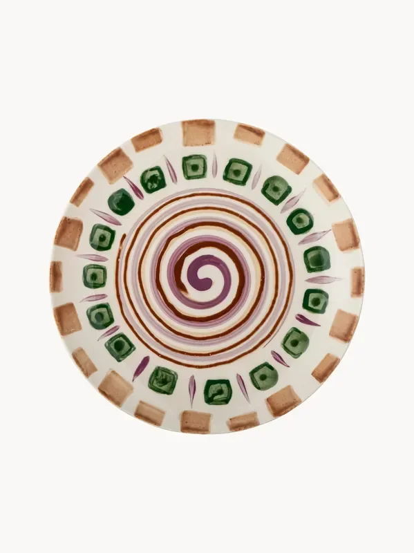 Piatto da colazione fatto a mano Shama