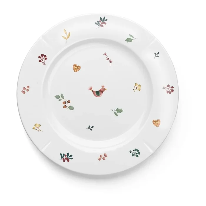 Piatto Grand Cru Cottage Ø 23 cm, in porcellana, bianco