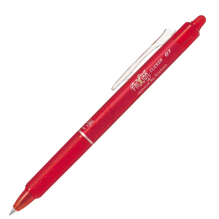 PILOT – Penna sfera a scatto frixionball clicker 0,7mm rosso – 006792 – Confezione risparmio da 2 PZ