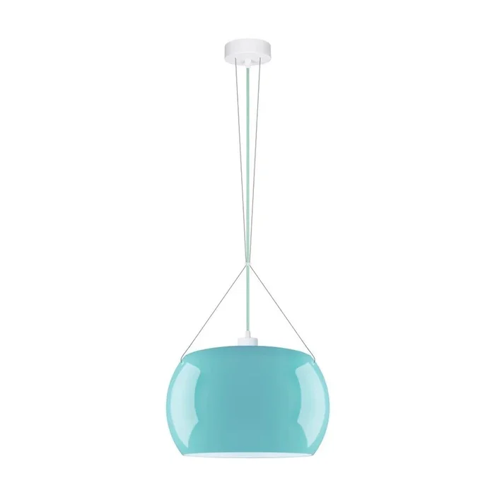 Plafoniera Azzurra, ø 33 cm, altezza totale 173,5 cm