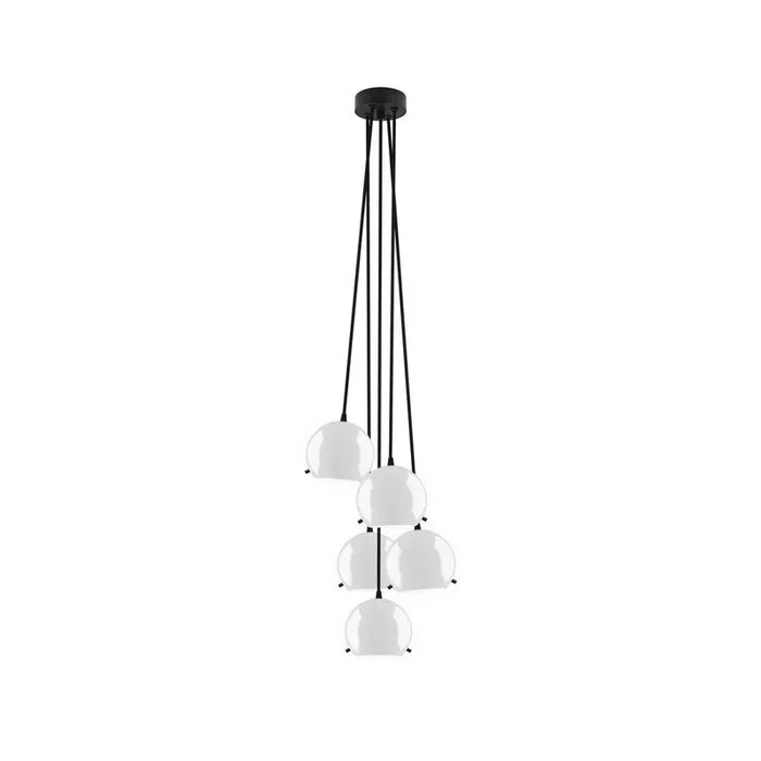 Plafoniera Bianca, 45×166 cm, altezza totale 166 cm